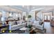 Open concept Gathering room with kitchen and hardwood floors at 1 Kelsey Ct, Hillsborough, NC 27278