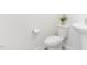 Clean bathroom with white pedestal sink and toilet at 111 Reagan Crest Dr, Clayton, NC 27520