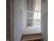 Hallway with stairs leading down to another level at 1117 Delilia Ln, Wake Forest, NC 27587