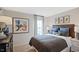 Bright bedroom with a comfortable bed and stylish decor at 115 Reagan Crest Dr, Clayton, NC 27520