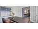 Bright home office with French doors and decorative wall at 115 Reagan Crest Dr, Clayton, NC 27520
