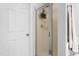 Clean bathroom with a shower stall and updated fixtures at 300 Ashwick Dr, Efland, NC 27243