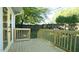 New deck with access from the house and a fenced backyard at 300 Worth St, Raleigh, NC 27601