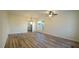 Bright dining area with hardwood floors and ceiling fan at 300 Worth St, Raleigh, NC 27601