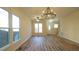 Spacious dining room with hardwood floors and lots of natural light at 300 Worth St, Raleigh, NC 27601