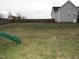 Large grassy backyard with a partial view of home at 35 Meadow Ln, Franklinton, NC 27525