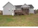 House exterior showcasing deck and screened porch at 35 Meadow Ln, Franklinton, NC 27525