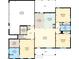 Detailed floor plan illustrating the layout of the home including room dimensions at 541 Delma Grimes Rd, Coats, NC 27521