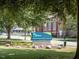 Sign for the Mebane Recreation Center Complex amidst a green, park-like setting at 624 S Eighth St, Mebane, NC 27302
