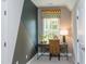 Cozy home office with built-in desk and window seat at 63 Rice Rd # 01, Zebulon, NC 27597