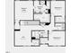 Upper floor plan featuring owner's suite, bedrooms, laundry, and loft at 664 Morning Glade St, Wake Forest, NC 27587