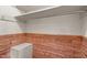 Closet with cedar wood paneling and shelving at 809 Jeffreys Rd, Rocky Mount, NC 27804