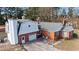 Brick house with attached barn and a long driveway at 809 Jeffreys Rd, Rocky Mount, NC 27804