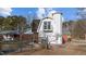 Side view of the home showcasing barn addition at 809 Jeffreys Rd, Rocky Mount, NC 27804
