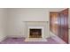 Classic fireplace with marble mantel in a bedroom at 809 Jeffreys Rd, Rocky Mount, NC 27804