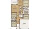 One story floor plan with 4 bedrooms, 2 baths and 2 car garage at 104 Barn Door Dr, Lillington, NC 27546