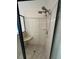 A stand-up shower with a double shower head at 1201 Rivermead Ln, Wake Forest, NC 27587