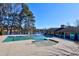 Community pool with a lap pool and spa at 1256 Silver Beach Way, Raleigh, NC 27606