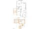 First floor plan showing a great room, dining room, study and two-car garage at 1312 Anthony Wood Ct, Fuquay Varina, NC 27526