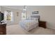 Spacious bedroom with double bed, TV, and ample closet space at 1315 Legacy Greene Ave, Wake Forest, NC 27587