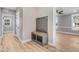 Inviting entryway with built-in bench and coat hooks at 1647 Old Dam Rd, Kenly, NC 27542