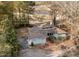 Aerial view of house and surrounding golf course at 232 Lakeview Dr, Sanford, NC 27332