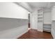Large walk-in closet with built in shelving at 232 Lakeview Dr, Sanford, NC 27332