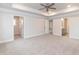 Spacious main bedroom with tray ceiling and ensuite bath at 251 Hopewell Br Ct, Smithfield, NC 27577
