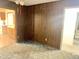 Hallway shows access to the kitchen and the bathroom at 2612 Academy St, Sanford, NC 27332