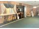 This living room features an old fashioned bar area and space to relax and enjoy yourself at 2612 Academy St, Sanford, NC 27332