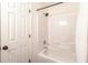 Clean bathroom with shower and tub at 30 Cheltenham Dr, Clayton, NC 27520
