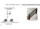 Modern style stair railing in brushed nickel and door hardware options with Collins trim at 4081 Elk Creek Ln # 07, Raleigh, NC 27612
