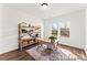 Home office with built-in shelving and wood desk at 292 Nathan Dr # 46P, Lillington, NC 27546