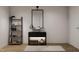 Bright entryway with a console table, mirror, and stylish shelving at 711 E Lenoir St # 207, Raleigh, NC 27601