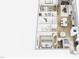 Two bedroom, two bath unit floor plan at 711 E Lenoir St # 207, Raleigh, NC 27601