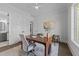 Bright office features a modern desk, stylish decor, and plenty of natural light at 8001 Wexford Waters Ln, Wake Forest, NC 27587