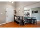 Entryway with hardwood floors and a bench at 1006 Silent Retreat Ln, Knightdale, NC 27545