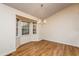 Spacious dining area with hardwood floors and a large bay window at 125 Havencrest Lndg, Garner, NC 27529