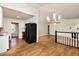 Open concept kitchen with hardwood floors at 125 Havencrest Lndg, Garner, NC 27529