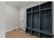 Entryway with built-in bench and cubbies at 2404 Toll Mill Ct, Raleigh, NC 27606