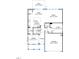 First floor plan showcasing kitchen, Gathering room, and two-car garage at 3205 Armeria Dr, Apex, NC 27502