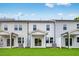 Home backyard featuring a green lawn at 8703 Wardle Ct, Wake Forest, NC 27587