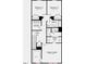 Second floor plan with owner's suite, two additional bedrooms, two bathrooms, laundry, and linen closet at 8714 Wardle Ct, Wake Forest, NC 27587
