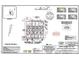 House location plot plan for lots 124-127, Forestville Station, Phase 1 at 8714 Wardle Ct, Wake Forest, NC 27587