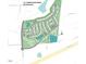 Overview of community layout, including streets, homesites, green spaces, and amenities at 8716 Wardle Ct, Wake Forest, NC 27587