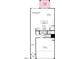 Open-concept floor plan with gathering room, dining area, kitchen, half bath, foyer, and garage at 8716 Wardle Ct, Wake Forest, NC 27587