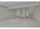 Large, finished garage with extra storage space at 1016 Manor Way, Durham, NC 27701