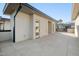 Spacious rooftop deck with city views and access doors at 1016 Manor Way, Durham, NC 27701