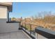 Enjoy city views from this private rooftop deck at 1016 Manor Way, Durham, NC 27701