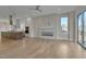 Open floor plan with kitchen and living room at 1018 Manor Way, Durham, NC 27701